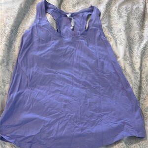 Lululemon Athletica Relaxed Cut Out Tank Top in Purple